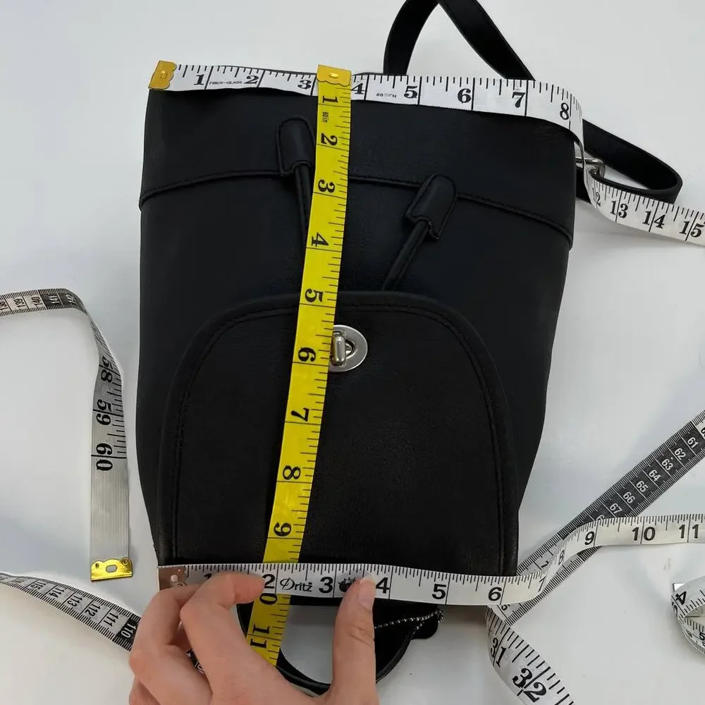 NEW Vintage Coach Daypack Backpack 9960 Black 2006